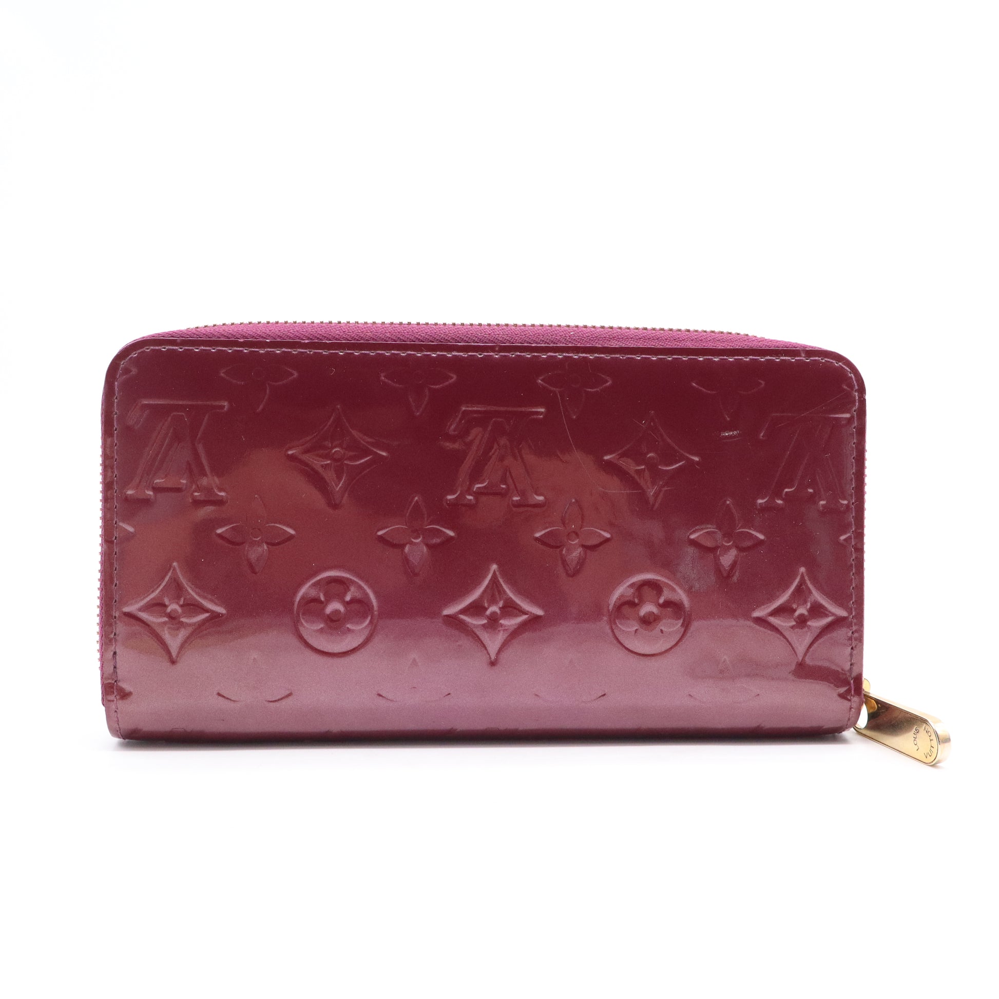 Louis Vuitton Vernis Zippy Wallet Rose Indien W10198
