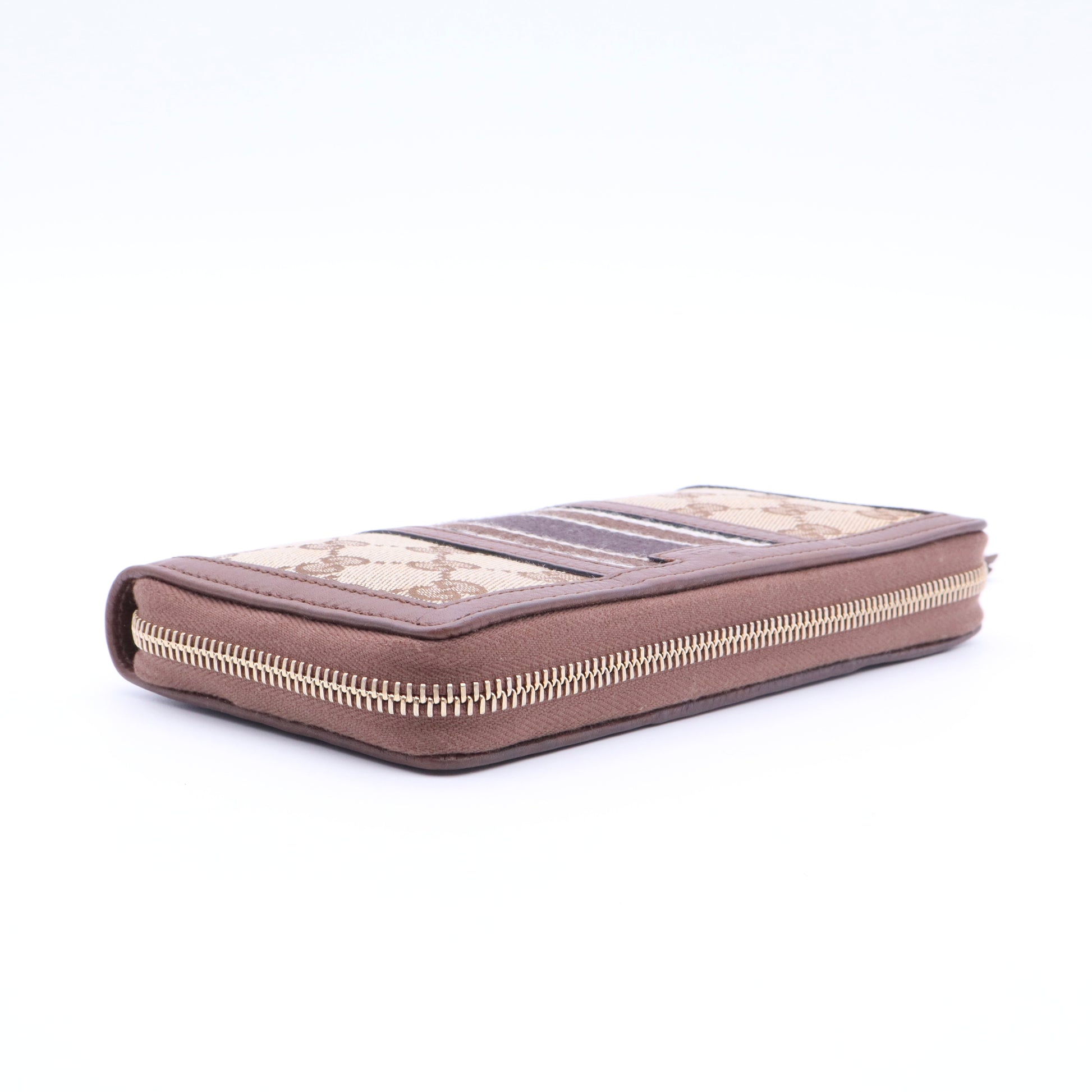Rania GG Monogram ZIP Around Wallet With Bamboo Tassel twins