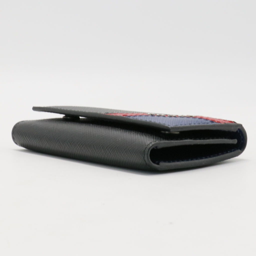 Saffiano Multicolor Leather Key Case
