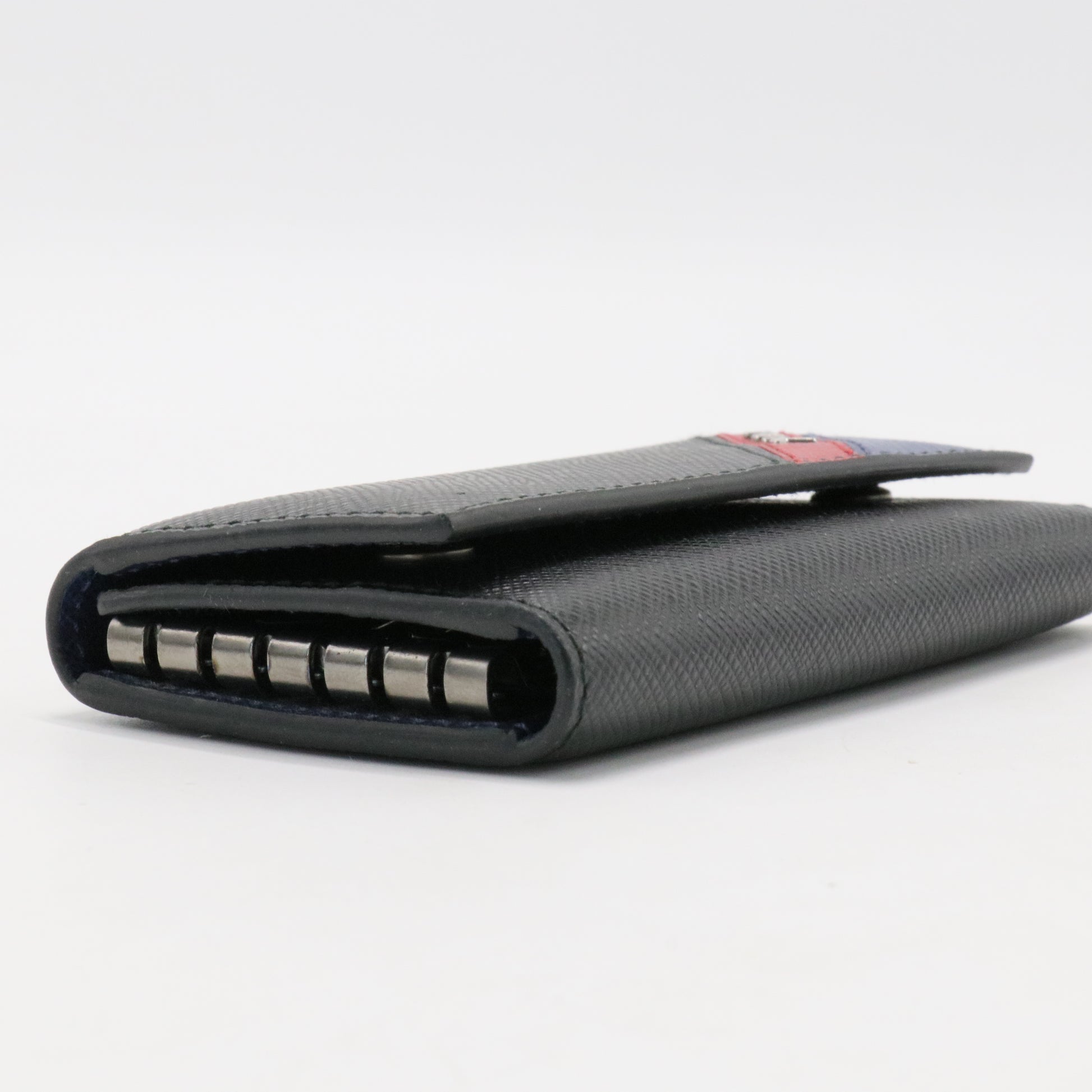 Saffiano Multicolor Leather Key Case