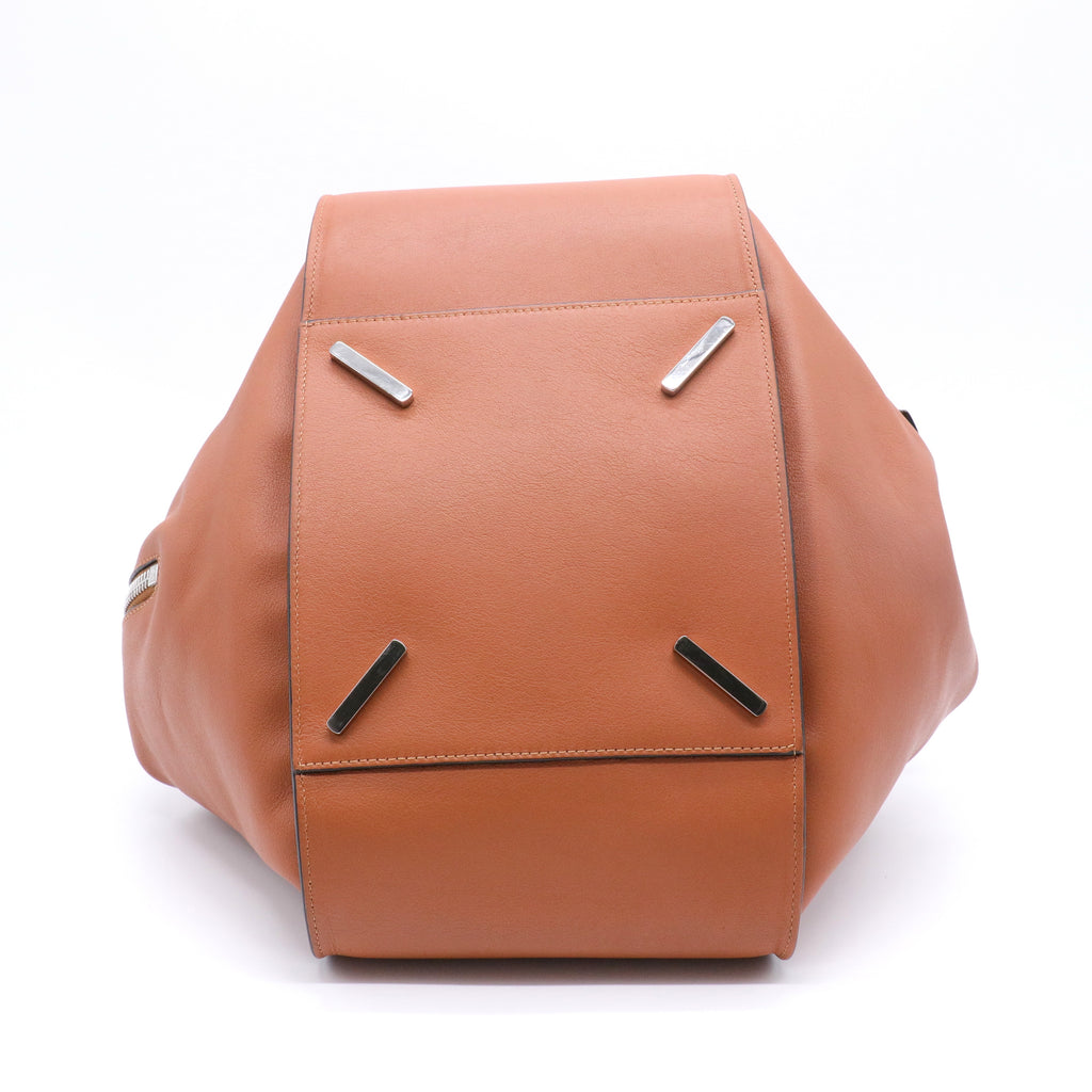 Calfskin Medium Hammock Shoulder Bag Tan Gisel