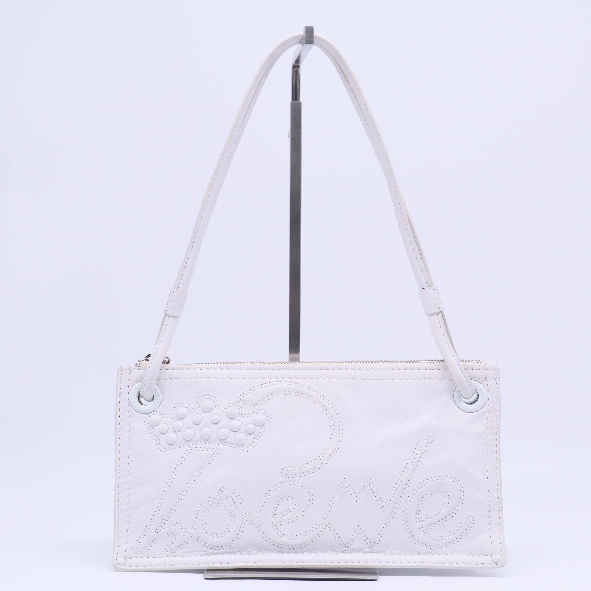 LOEWE Handbags Leather White B20460