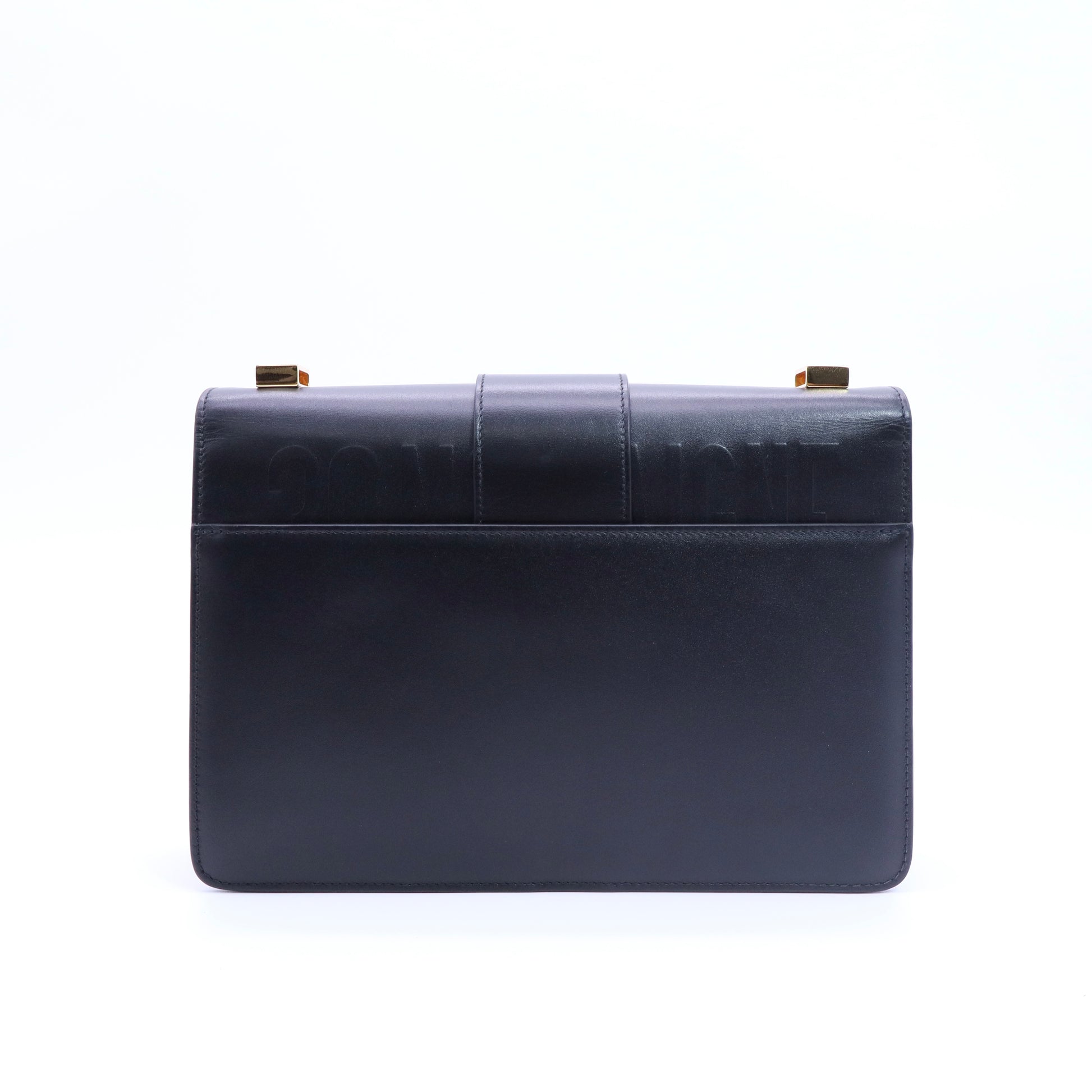 Dior Black Leather 30 Montaigne Bag twins