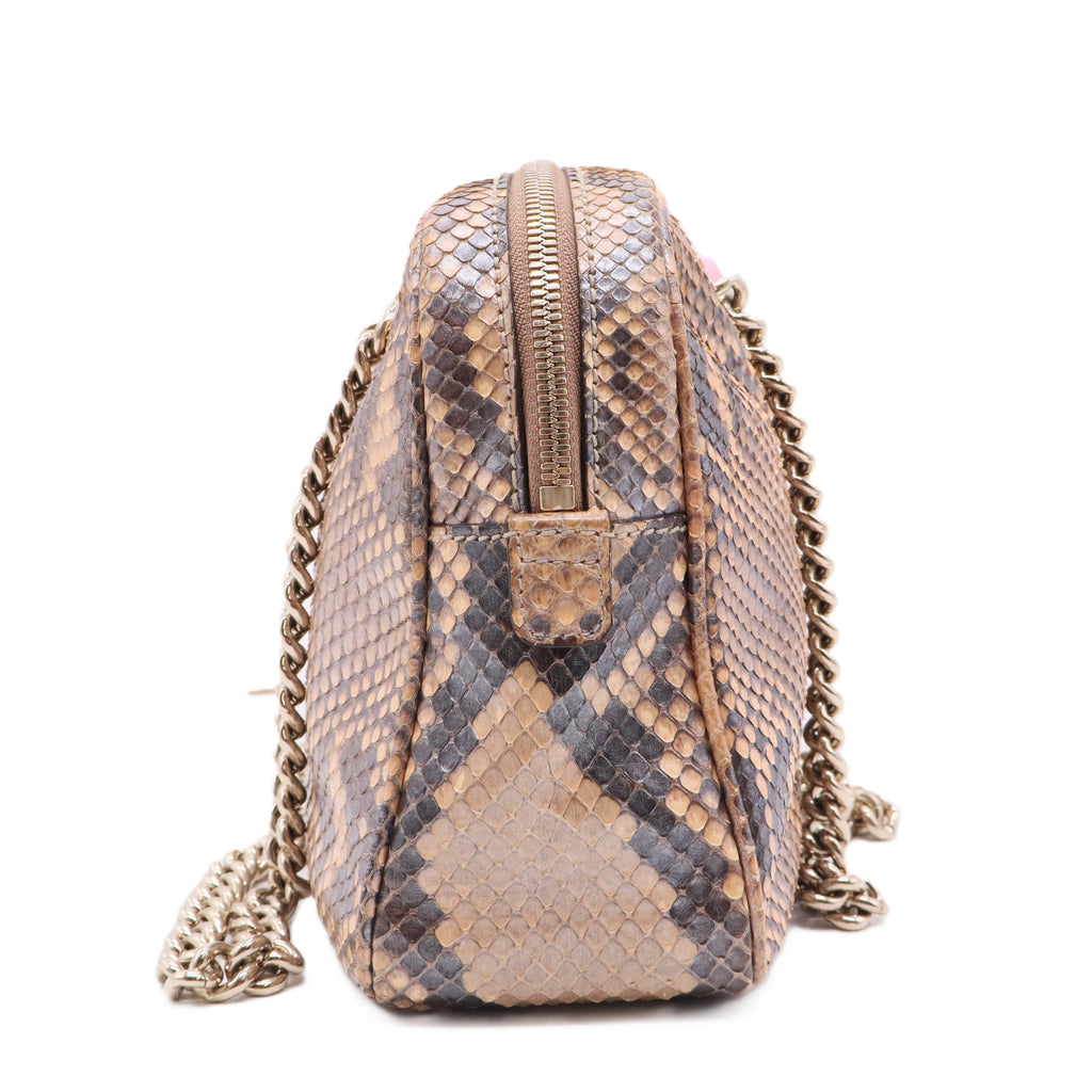 Python Small Soho Bowler Bag Twins