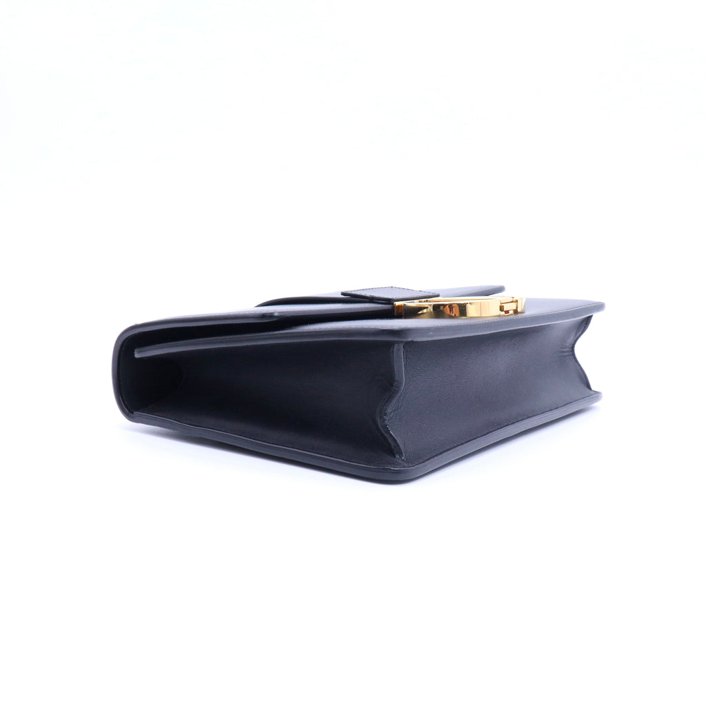 Dior Black Leather 30 Montaigne Bag twins