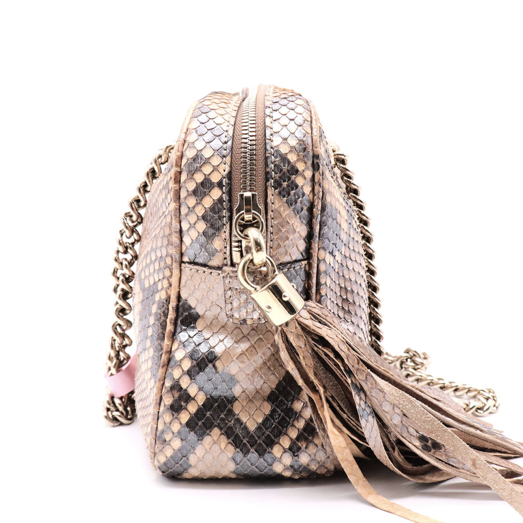 Python Small Soho Bowler Bag Twins