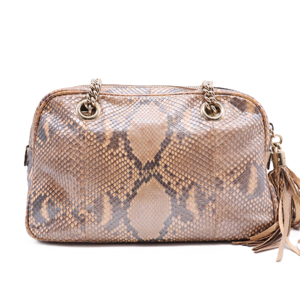 Python Small Soho Bowler Bag Twins