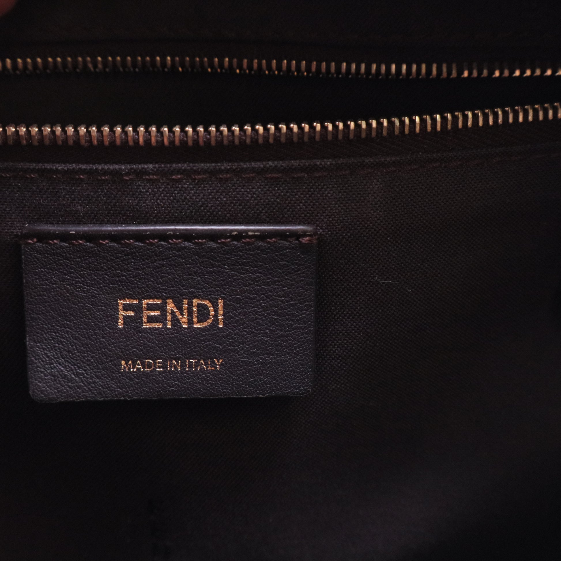 FENDI X FILA ZUCCA BROWN CANVAS BELT BAG  B20028