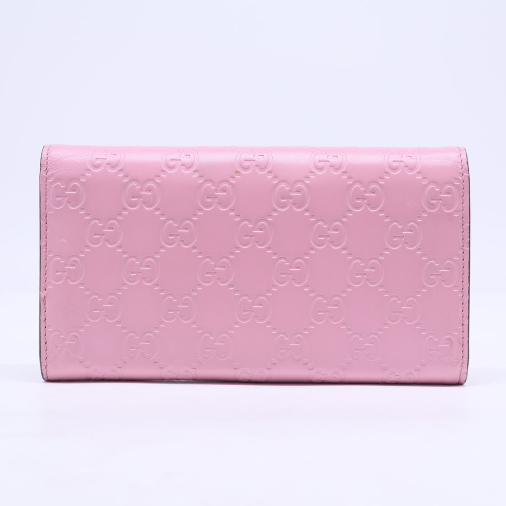 Icon Continental Wallet Guccissima Leather W20600