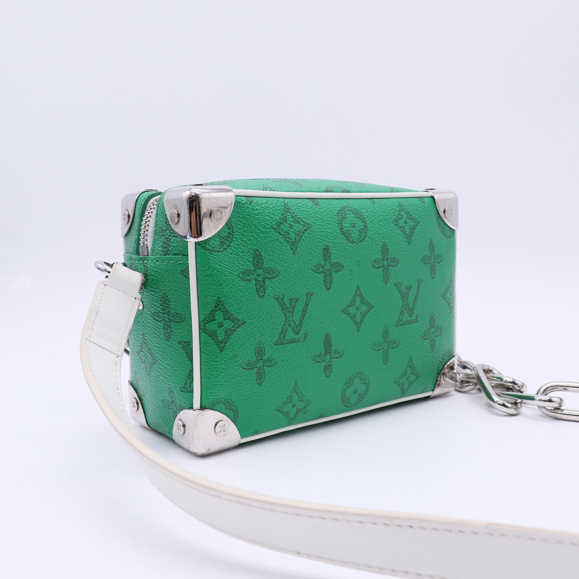Louis Vuitton Vintage Monogram Everyday LV  Soft Trunk Green twins LDJ4772