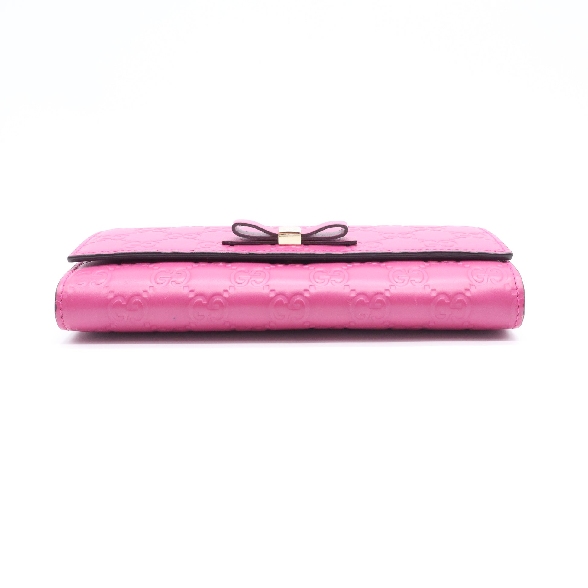 Gucci Guccissima Signature Bowy Continental Wallet W21173