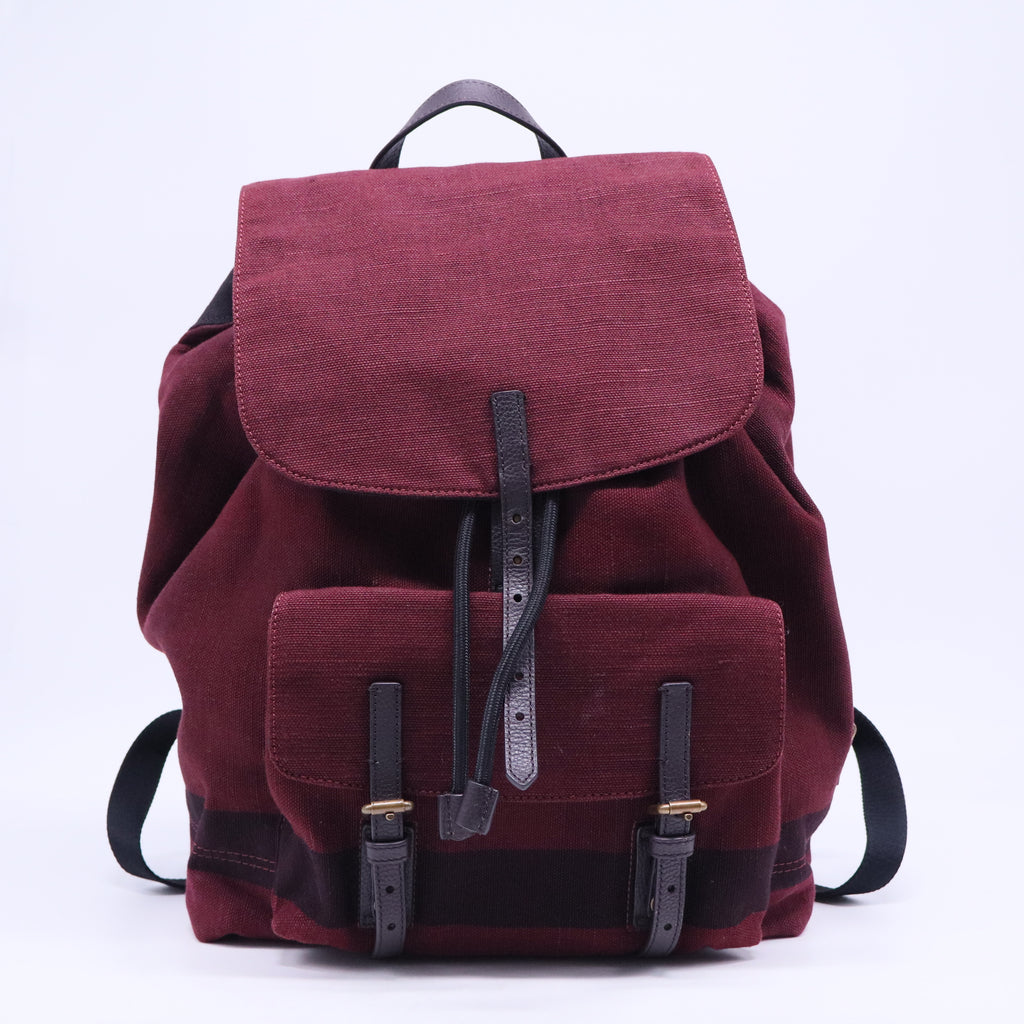 Burberry Overdyed Canvas Mega Check Small Brookdale Backpack B20902