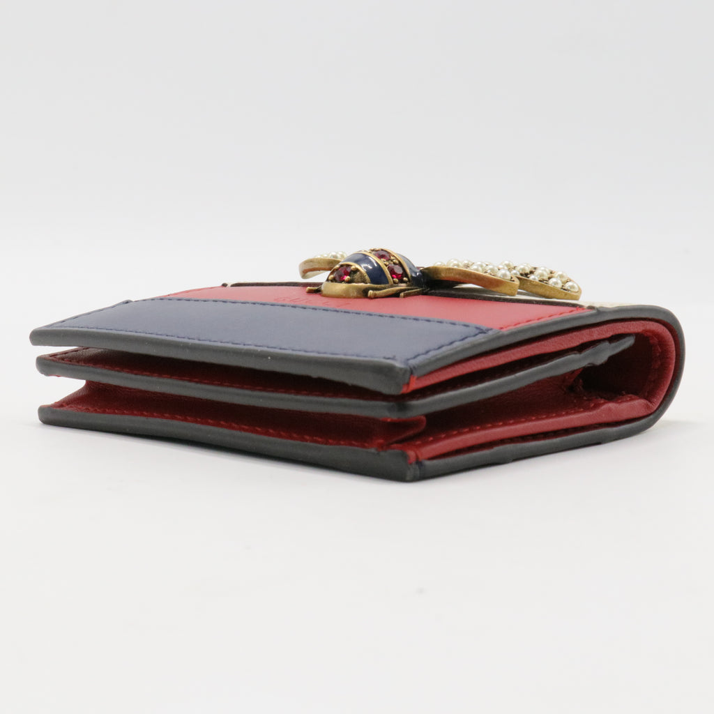 Multicolor Leather Queen Margaret Wallet