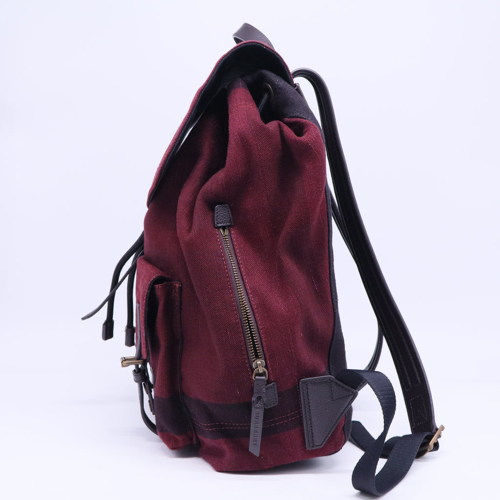 Burberry Overdyed Canvas Mega Check Small Brookdale Backpack B20902