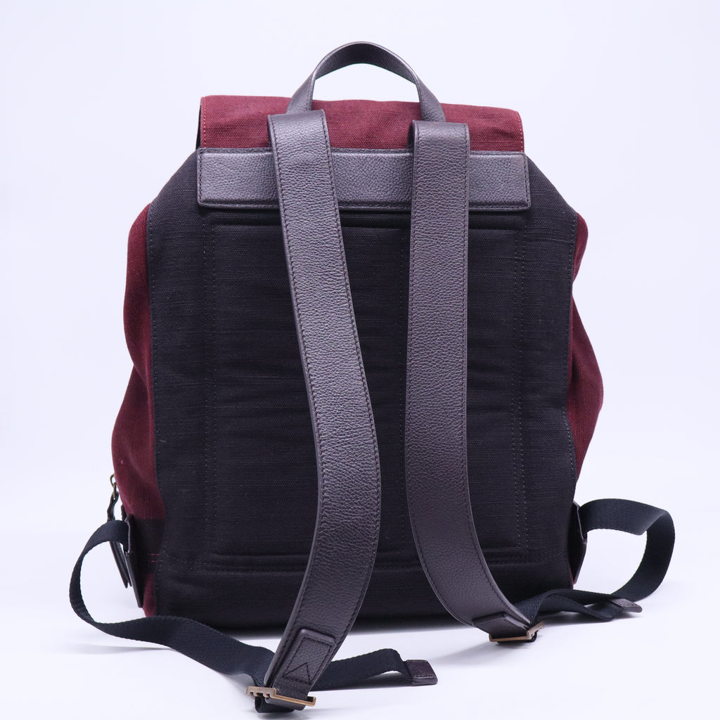 Burberry Overdyed Canvas Mega Check Small Brookdale Backpack B20902