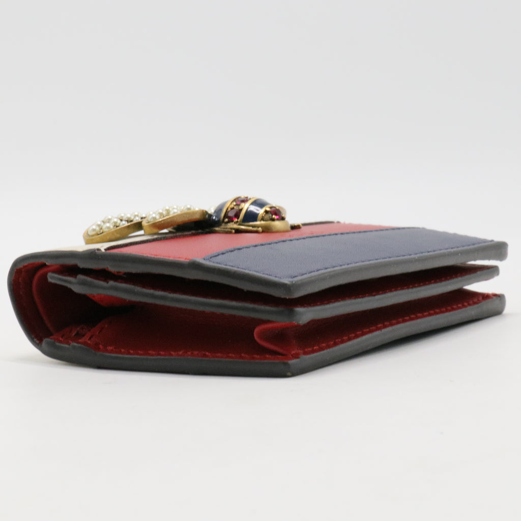 Multicolor Leather Queen Margaret Wallet