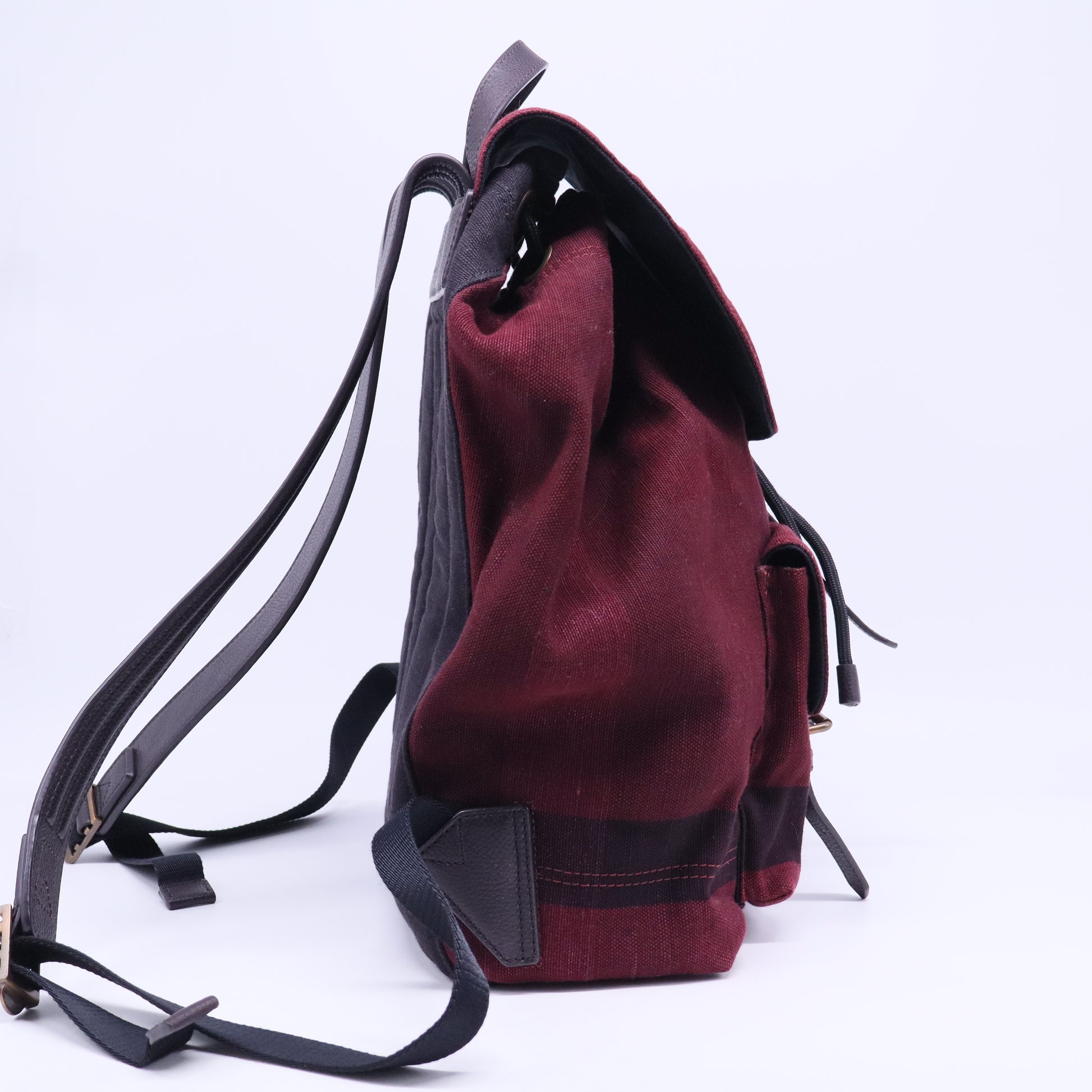 Burberry Overdyed Canvas Mega Check Small Brookdale Backpack B20902