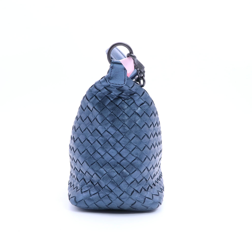 Zip Hobo Intrecciato Nappa Small twins