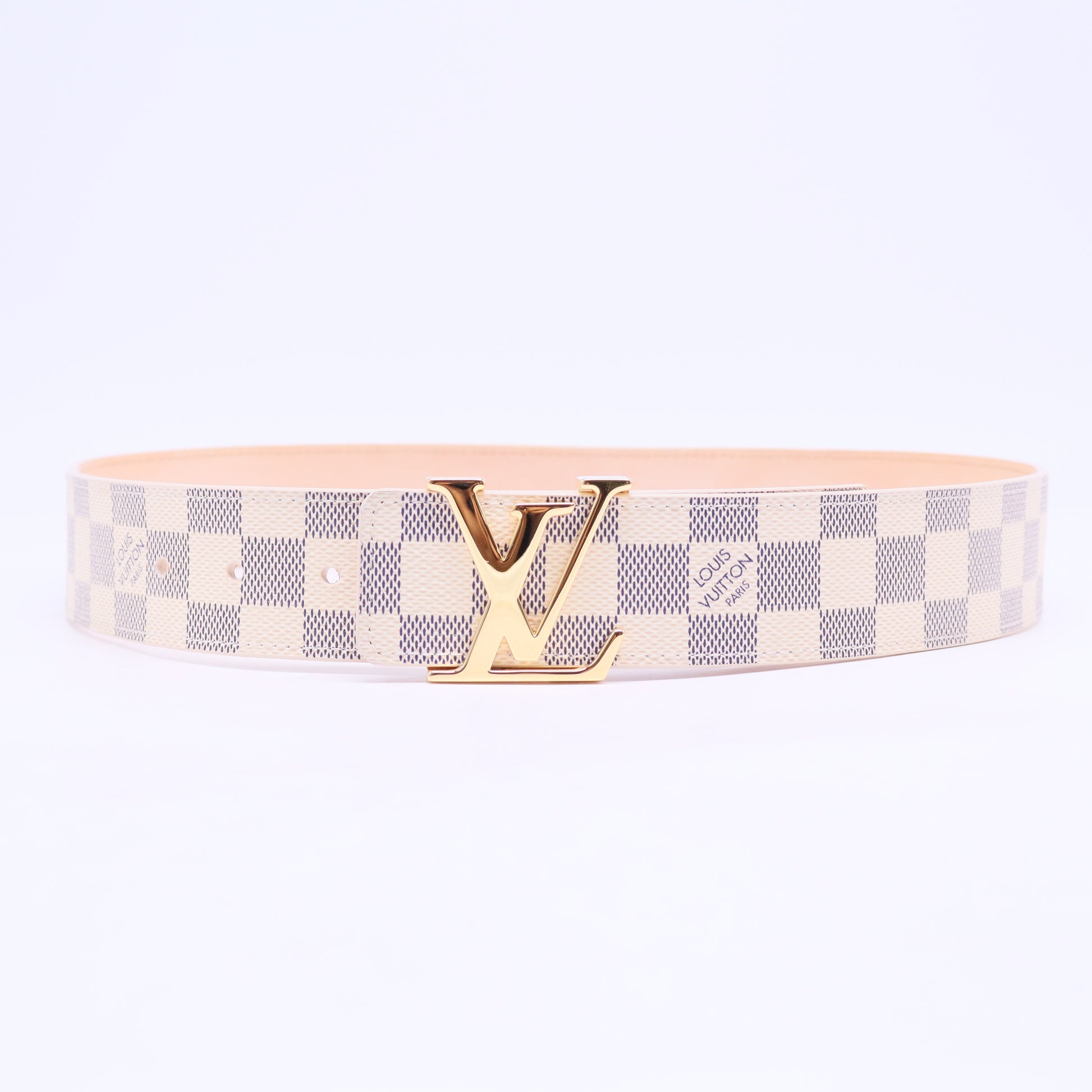 Damier Azur LV Initiales Belt