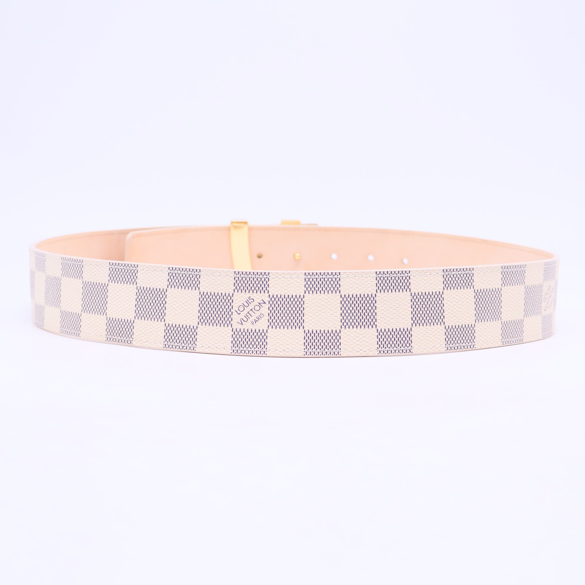 Damier Azur LV Initiales Belt