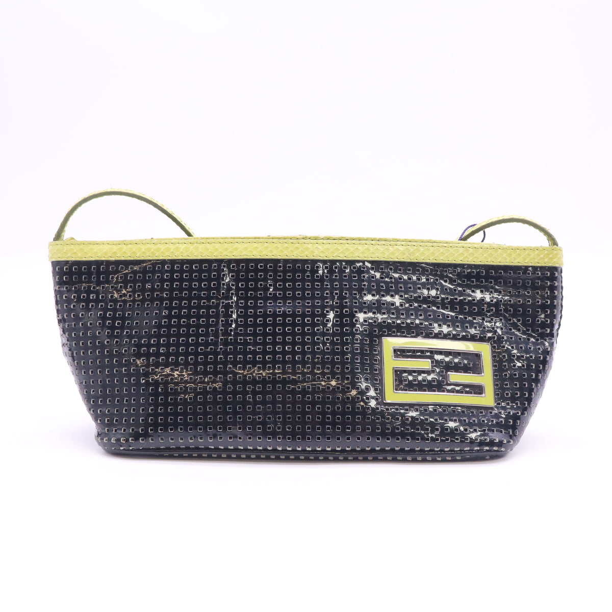 Fendi Perforated Patent Leather Pochette twins LDJ6610