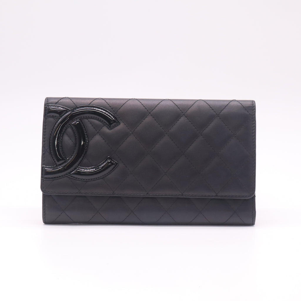 Chanel Cambon Line Quilted Flap Wallet W22390