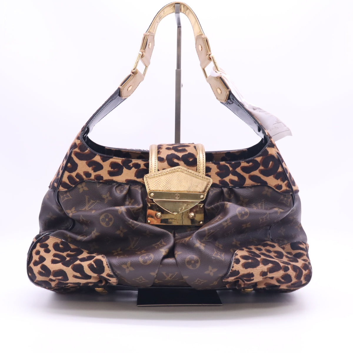 Louis Vuitton Monogram Leopard Polly Bag twins B24203