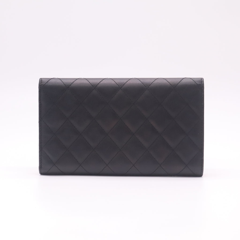 Chanel Cambon Line Quilted Flap Wallet W22390