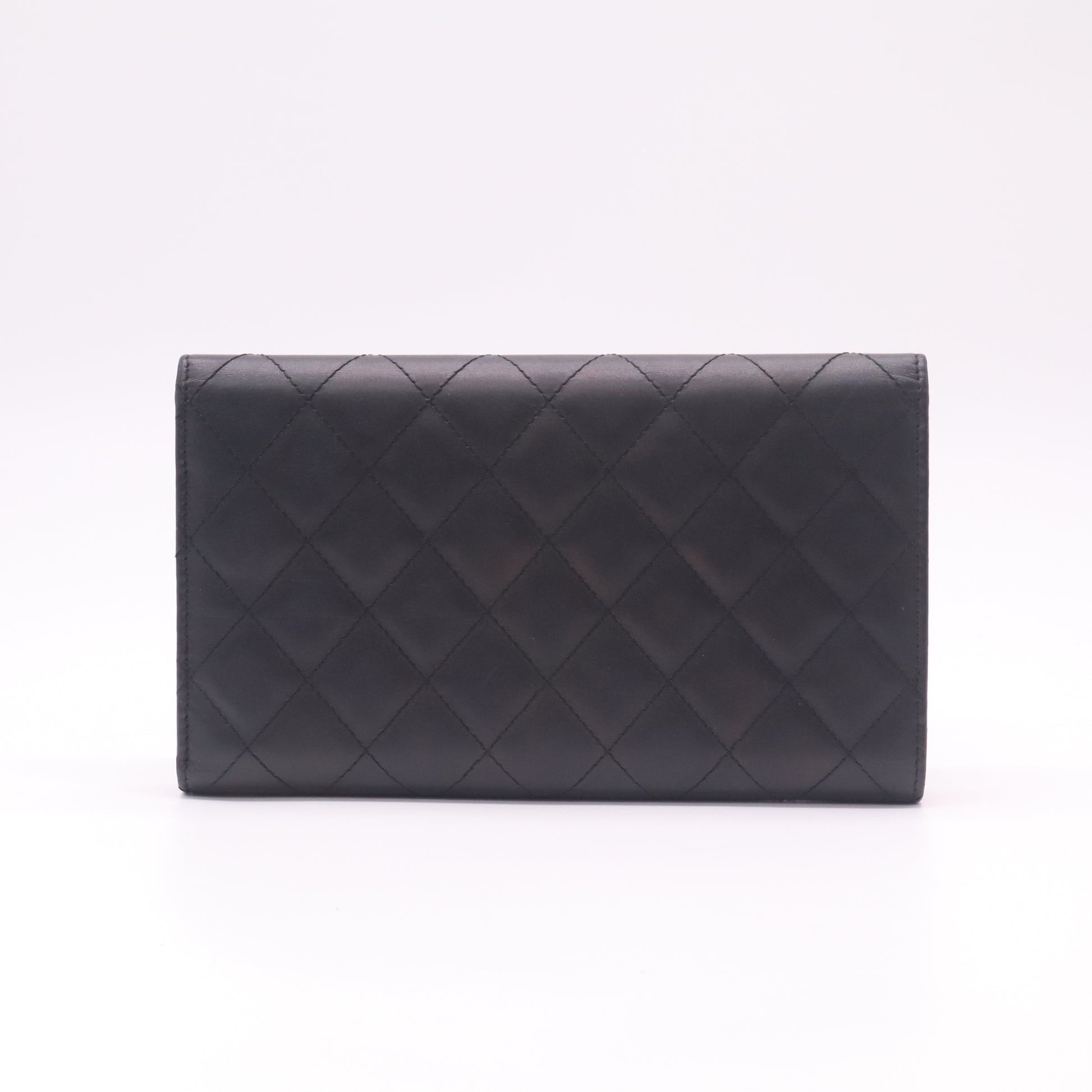 Chanel Cambon Line Quilted Flap Wallet W22390