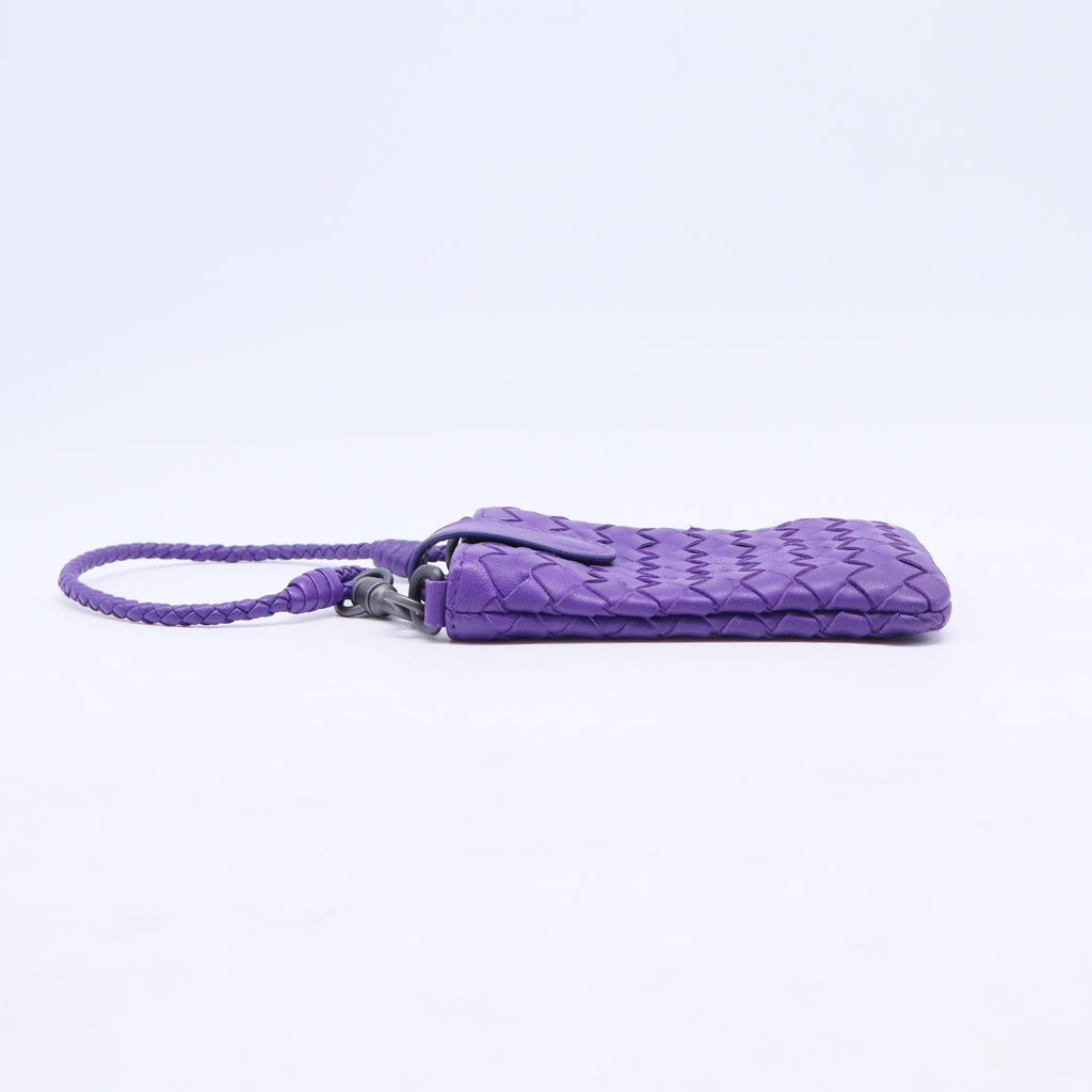 Purple Intrecciato Nappa Phone Case W20558