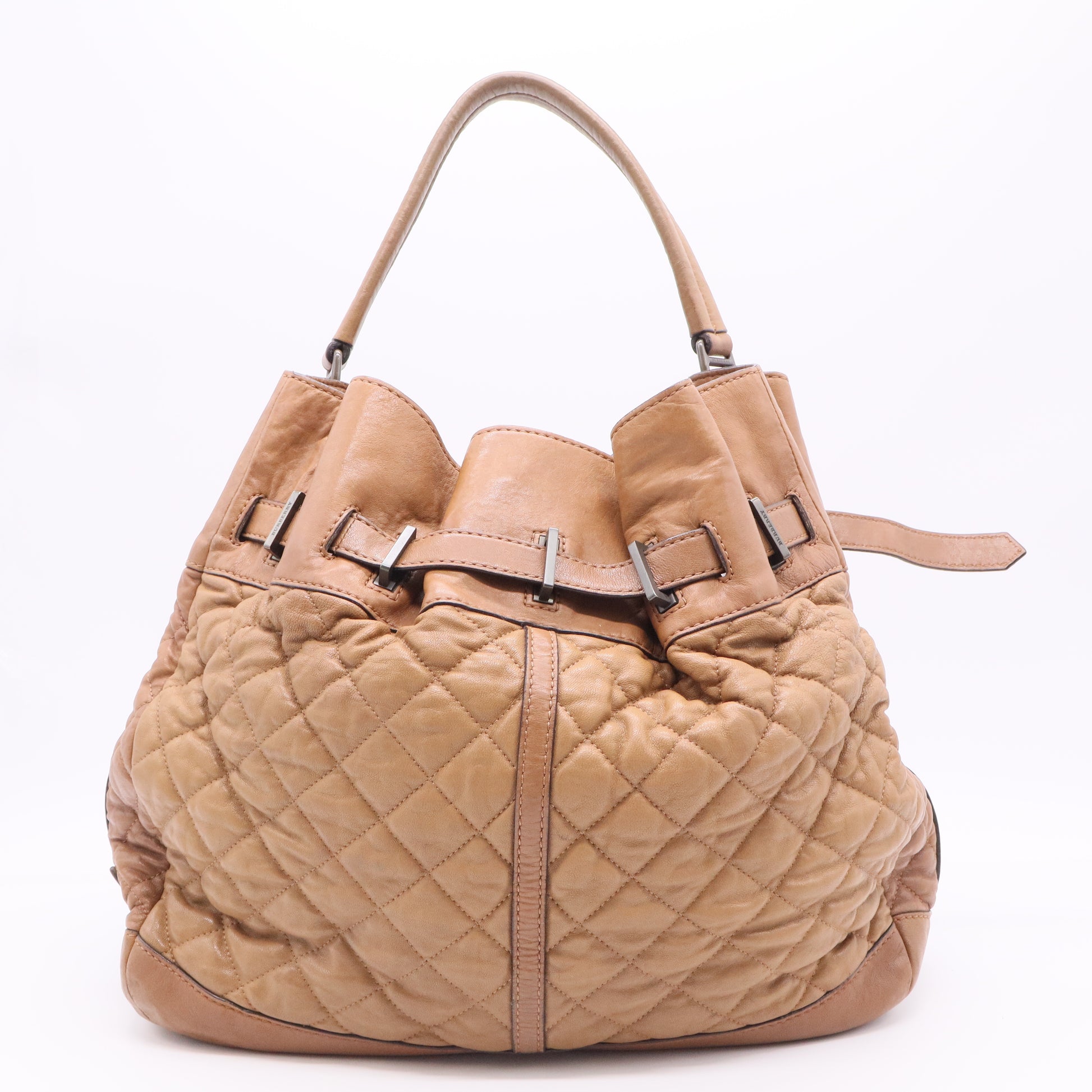 Quilted Leather Medium Enmore Hobo Bag twins