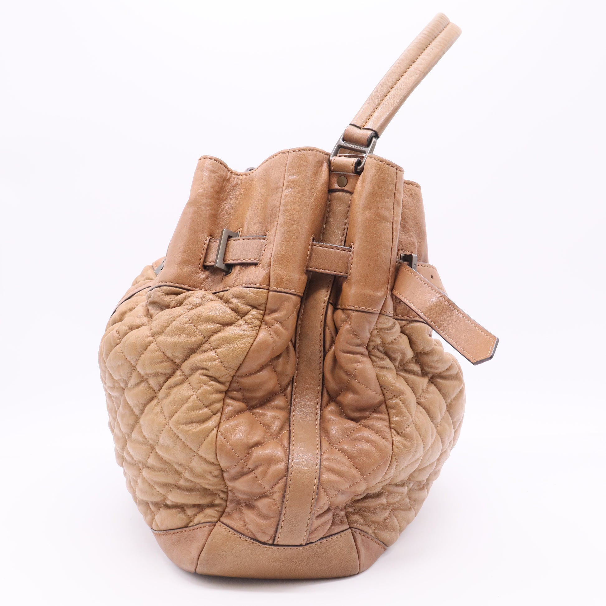 Quilted Leather Medium Enmore Hobo Bag twins