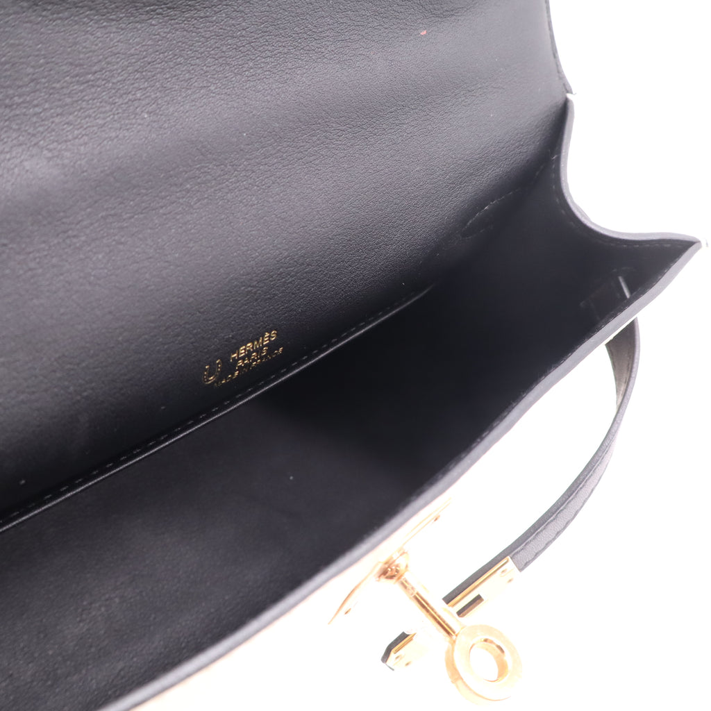 Kelly Pochette Swift Leather  LDJ4851 twins