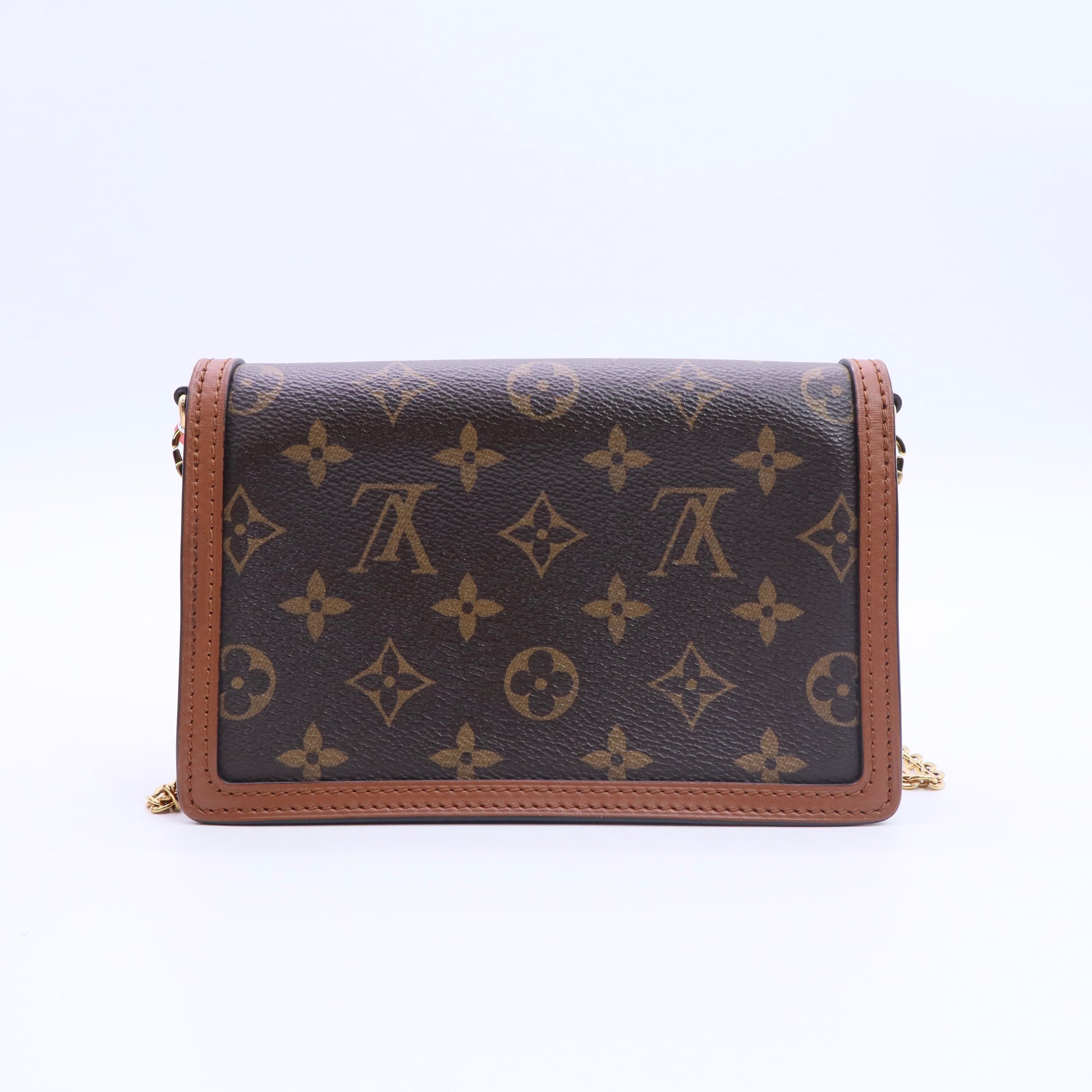 Dauphine Shoulder Bag Reverse Monogram Canvas Mini twins