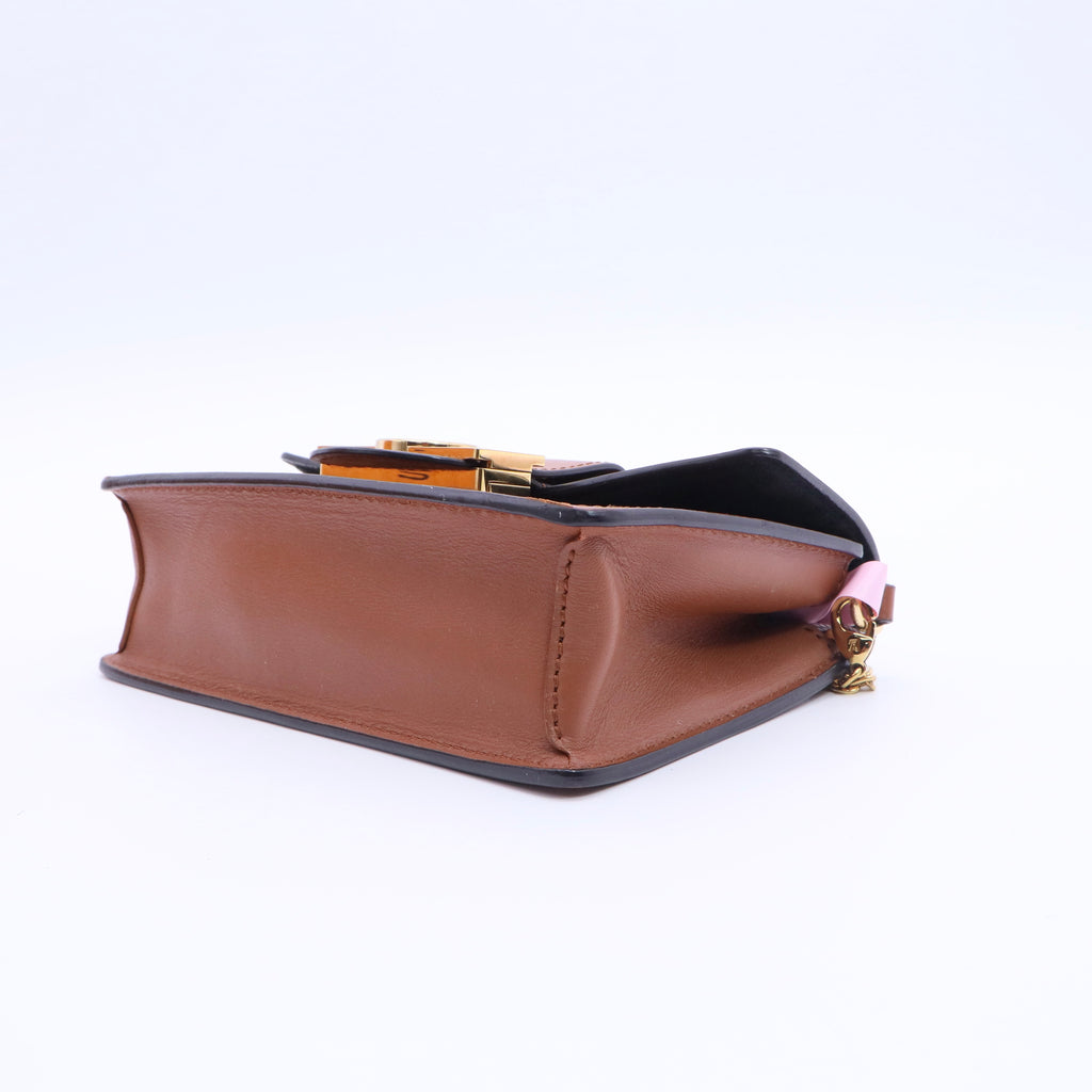 Dauphine Shoulder Bag Reverse Monogram Canvas Mini twins