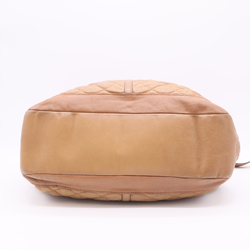 Quilted Leather Medium Enmore Hobo Bag twins
