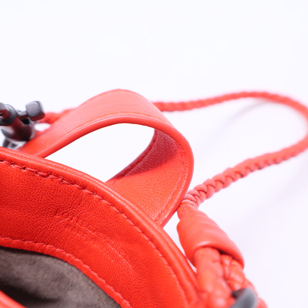Porta cellulare Intrecciato Rosso W20559