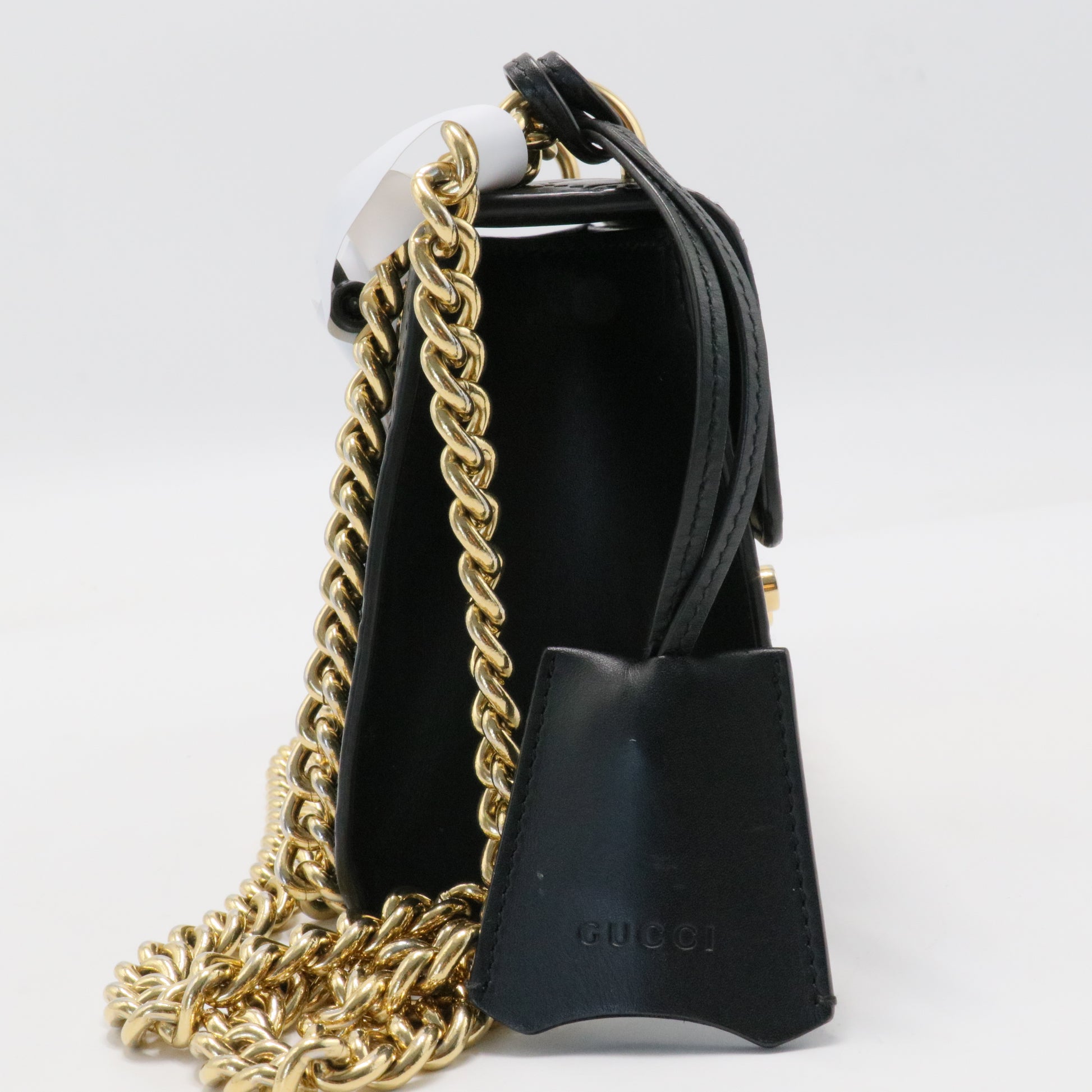Padlock Shoulder Bag Guccissima Leather Small