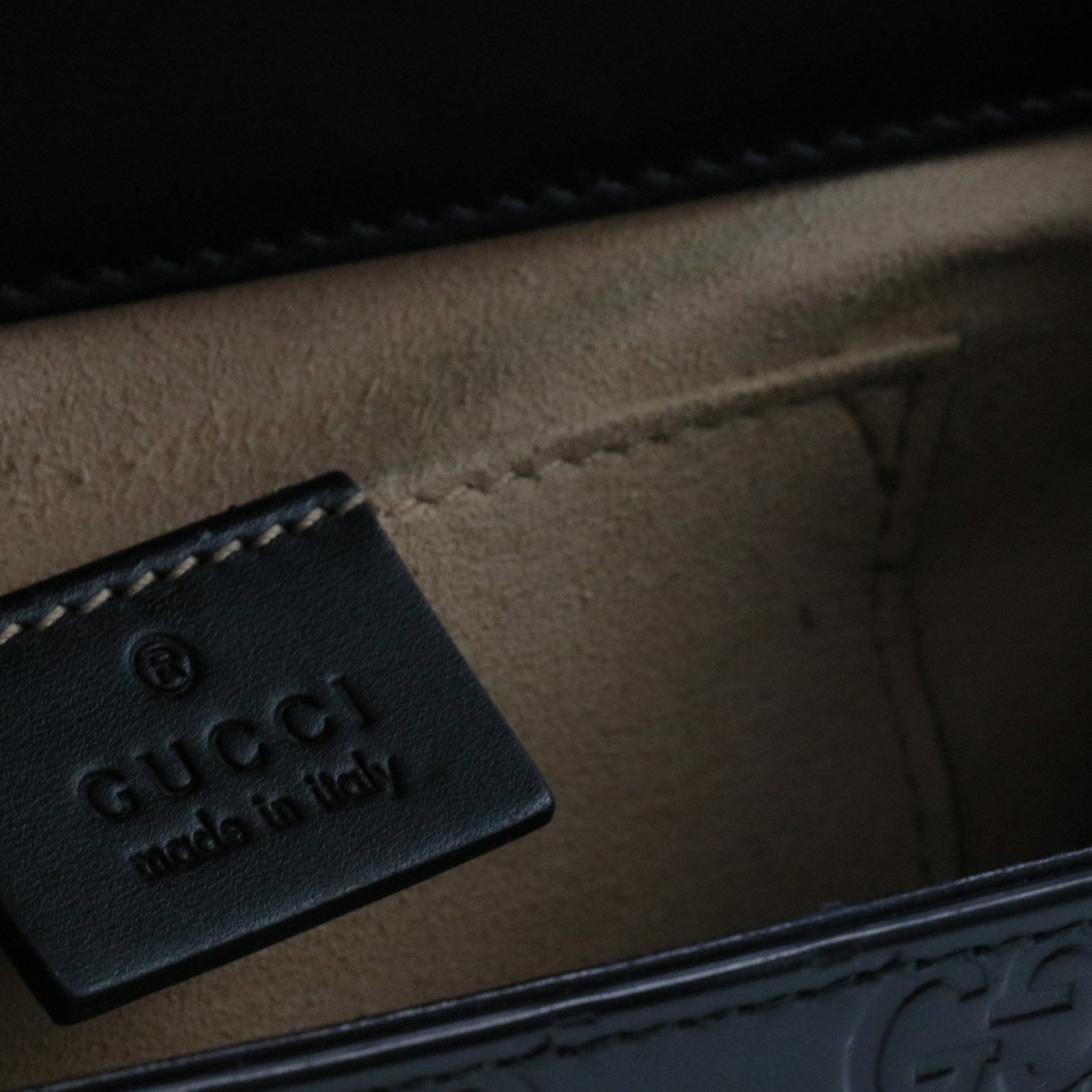 Padlock Shoulder Bag Guccissima Leather Small
