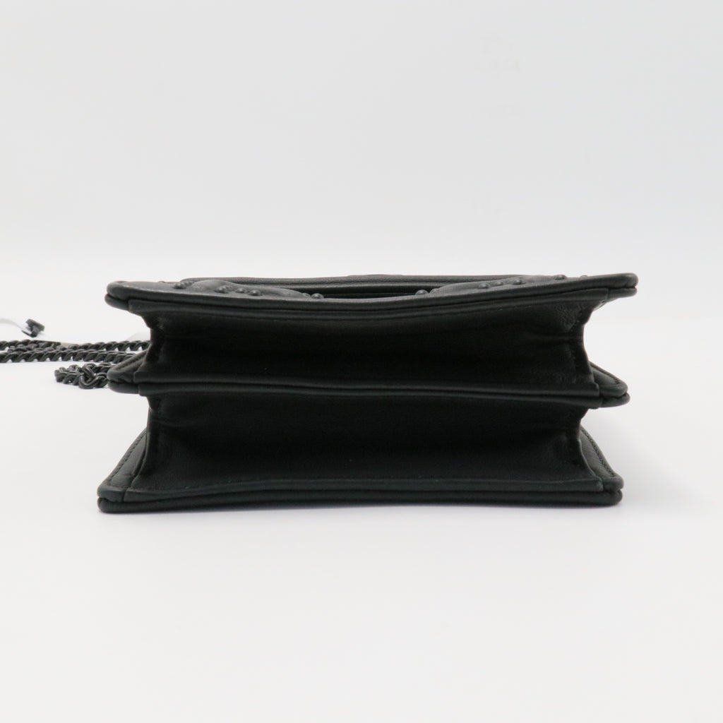 Ultra Matte Calfskin Studded Vertical Diorama