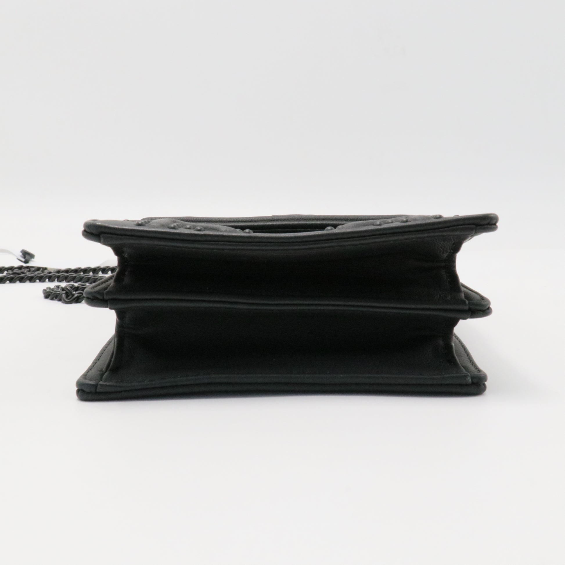 Ultra Matte Calfskin Studded Vertical Diorama