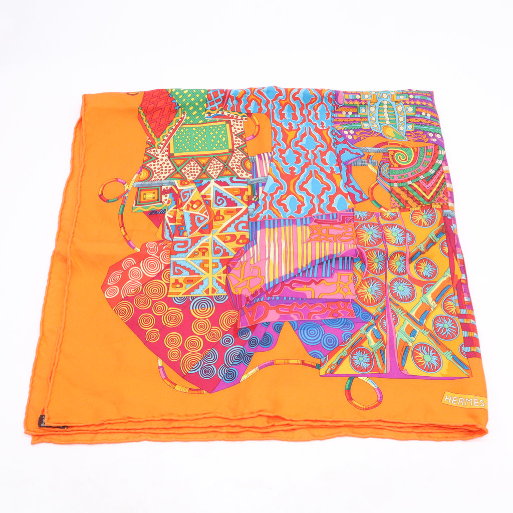 Voyage en Étoffes Silk Scarf 90 W21095