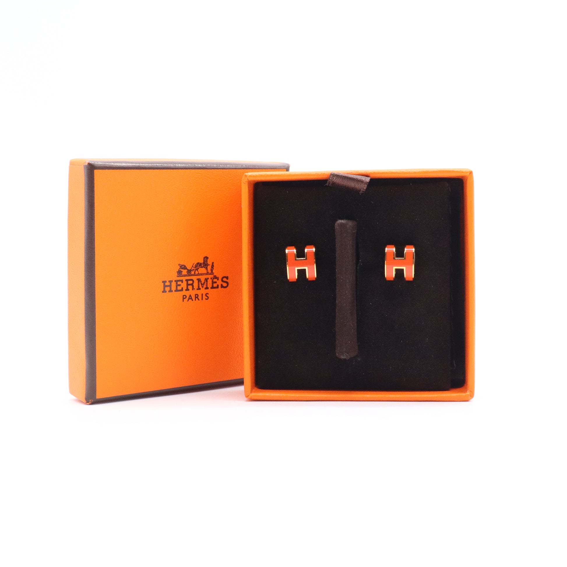 Hermès Mini Pop H Stud Earrings W21082