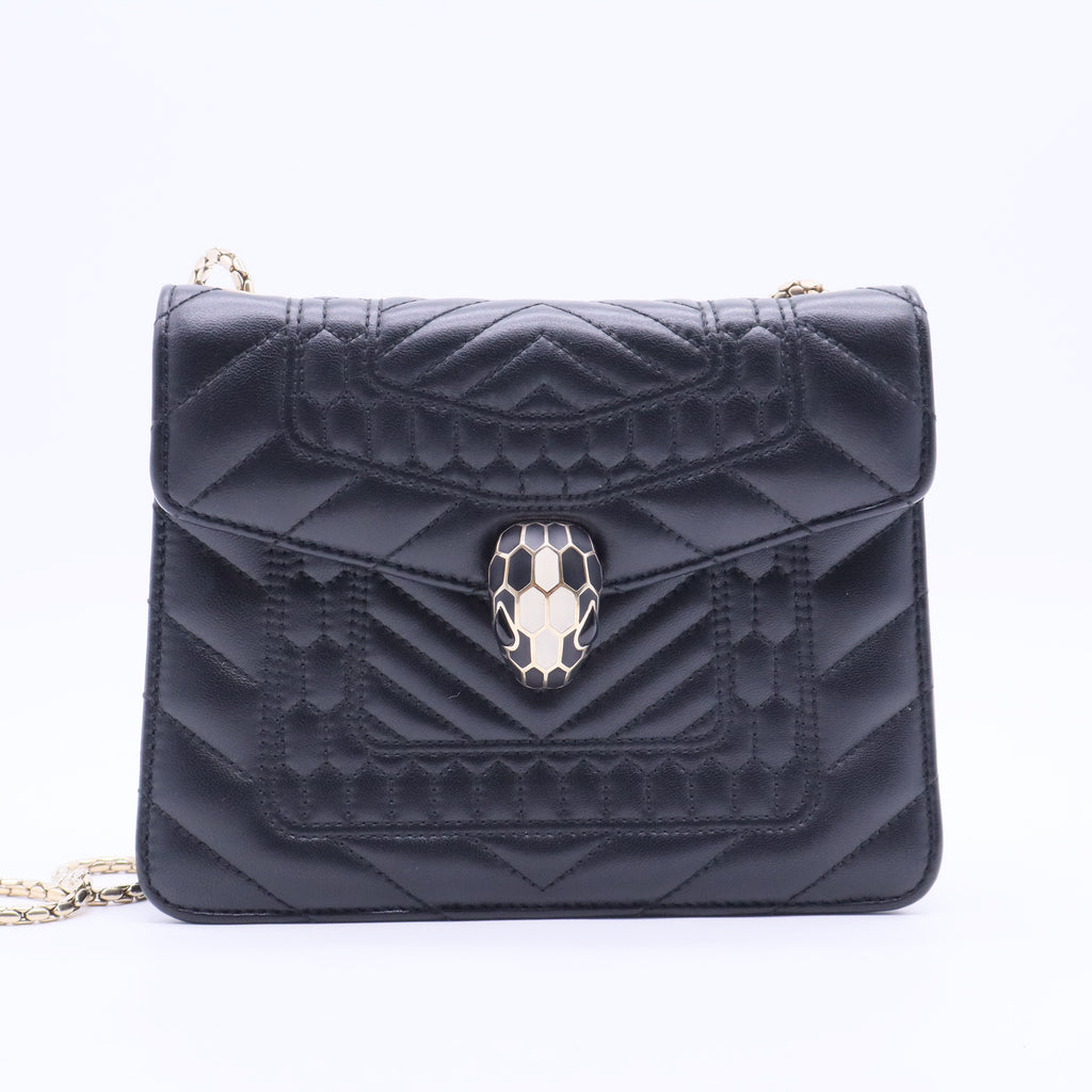 Leather Serpenti Forever Crossbody Bag LDM-1812