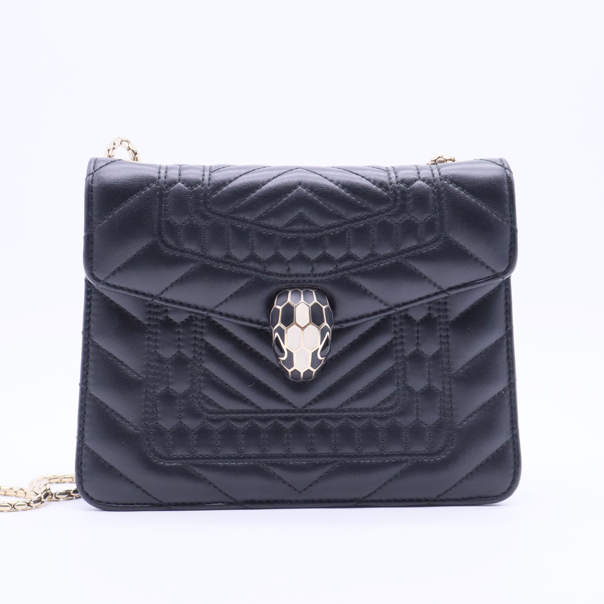 Leather Serpenti Forever Crossbody Bag LDM-1812