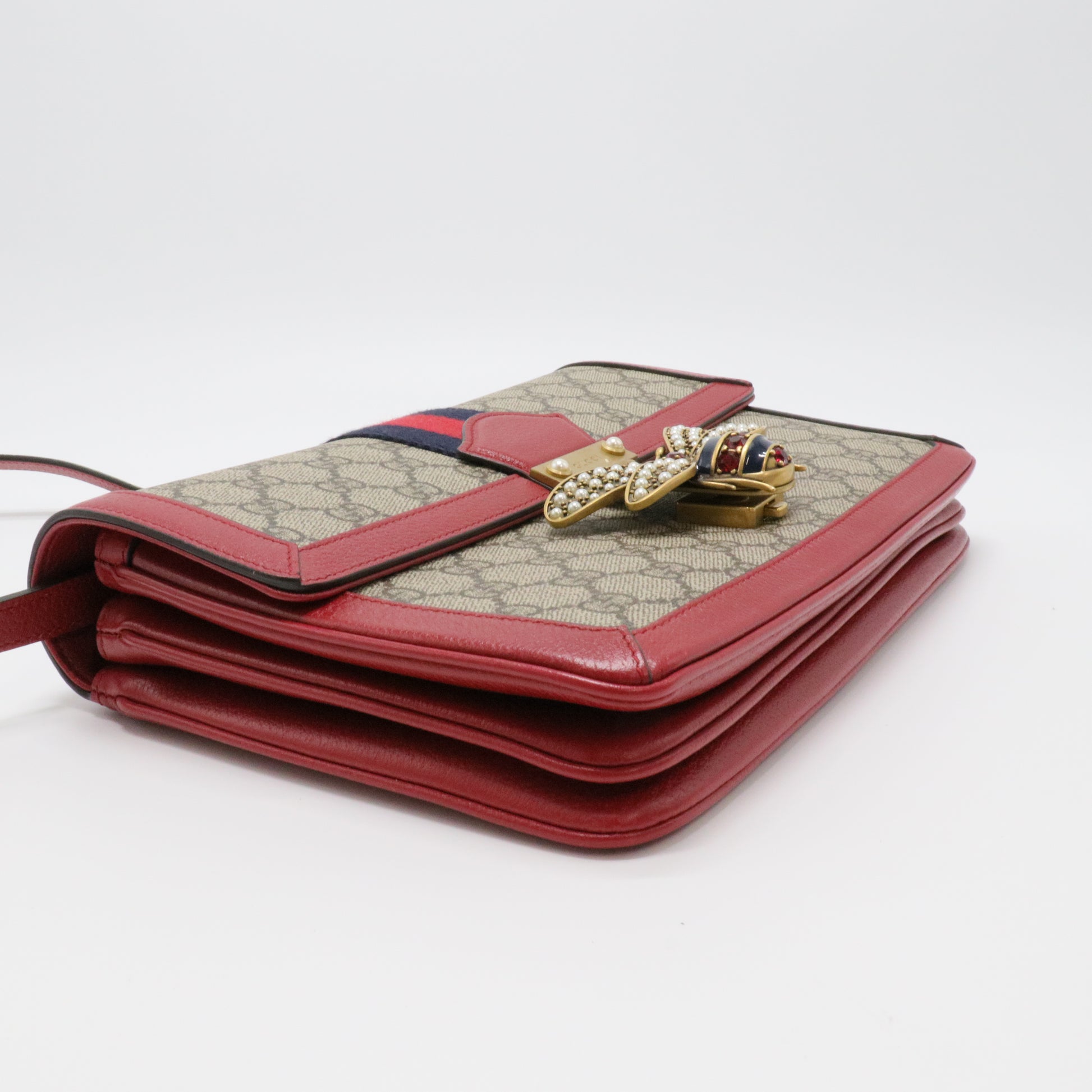 Queen Margaret Shoulder Bag GG Coated Canvas Medium