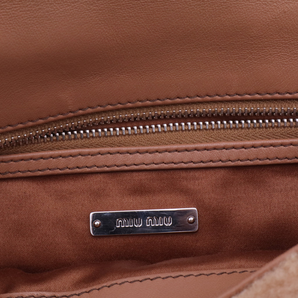 Shearling Shoulder Bag / Crossbody Bag twins