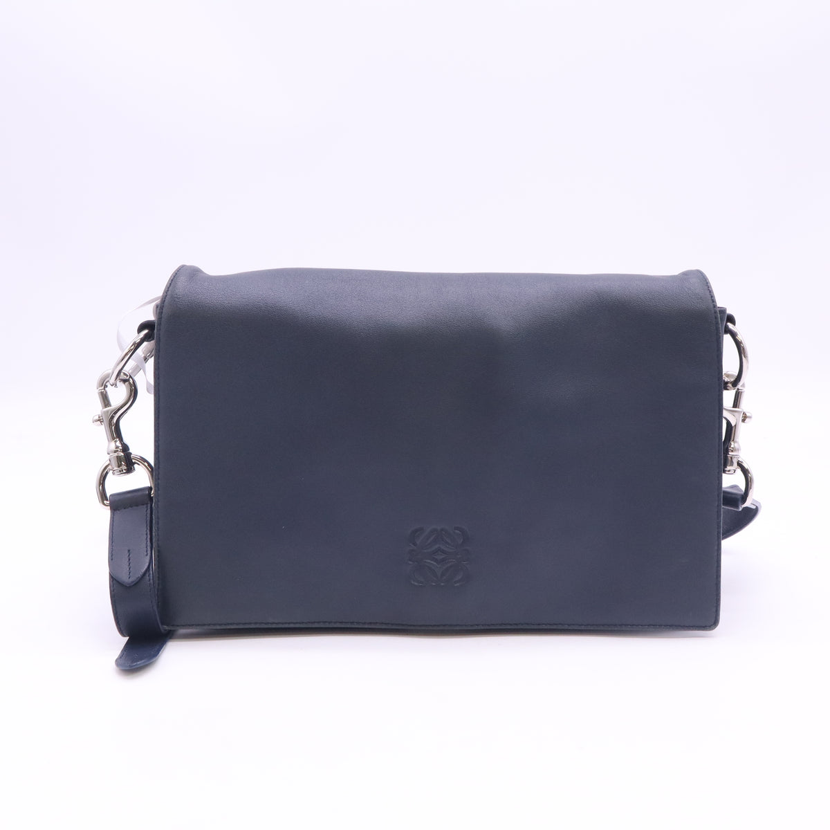 Loewe Embossed Anagram Smooth Leather T Pouch Shoulder Bag twins B24735
