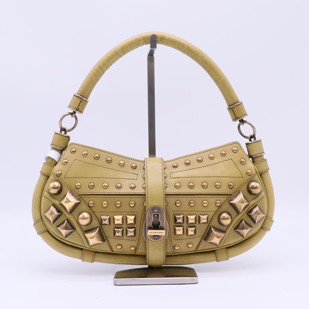 Burberry Prorsum Cadet Studded Leather Bag B22879
