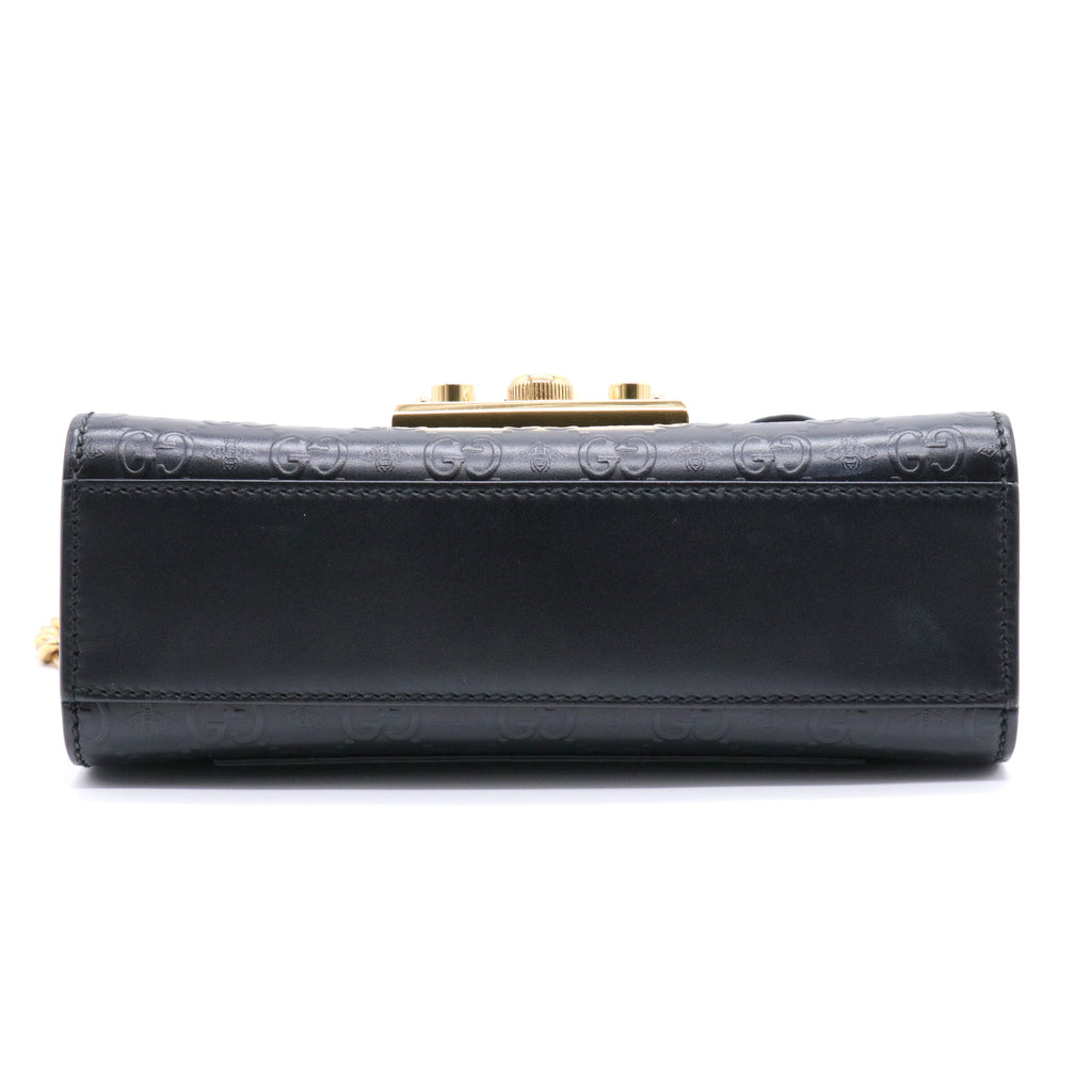 Gucci Padlock Shoulder Bag Guccissima Leather Small